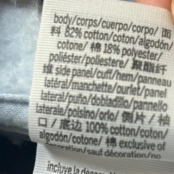 Pink Victoria Secret Soft Cotton Hoodie Sweatshirt Blue Womens Size XL - Picture 4 of 4